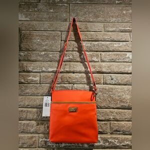 Tommy Hilfiger Orange Messenger Crossbody Bag
